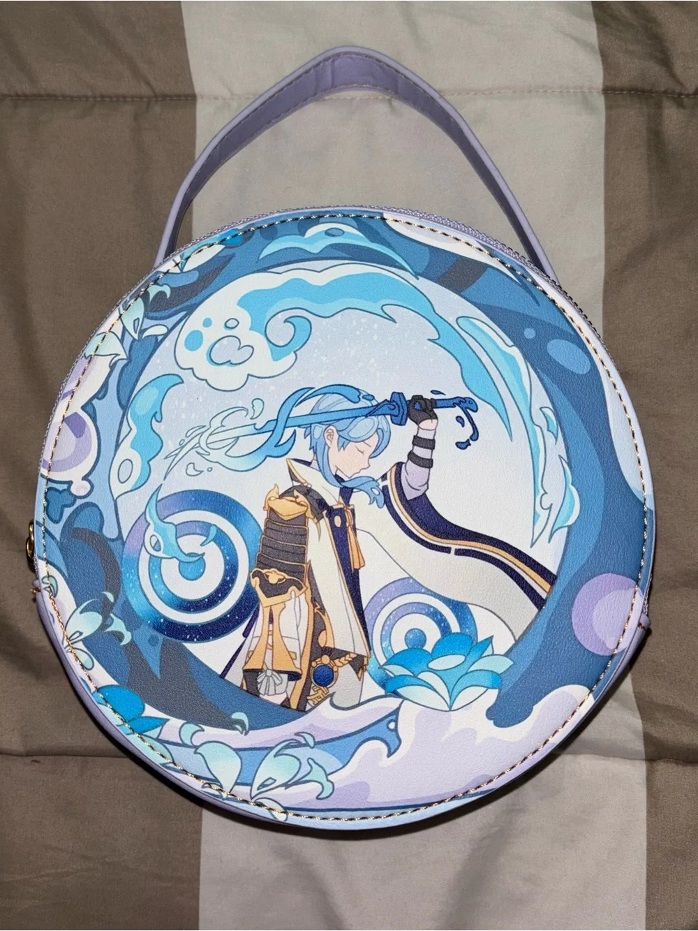 Genshin Impact Round Pin Purse Bag